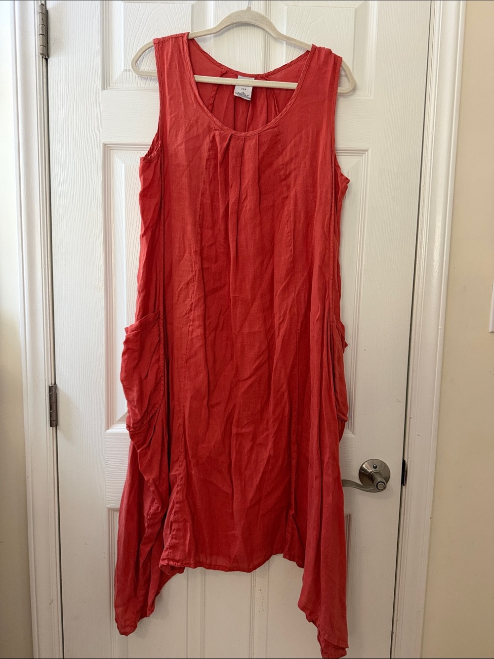 Match Point linen Lagenlook dress sz L